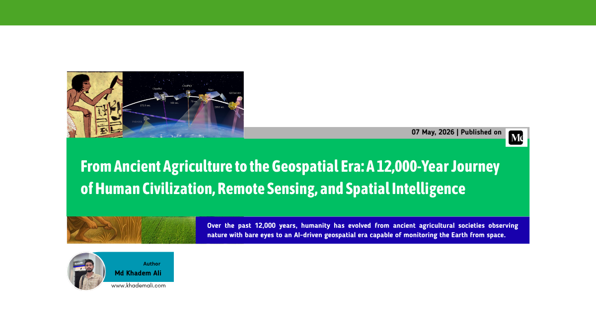 From Ancient Agriculture to the Geospatial Era