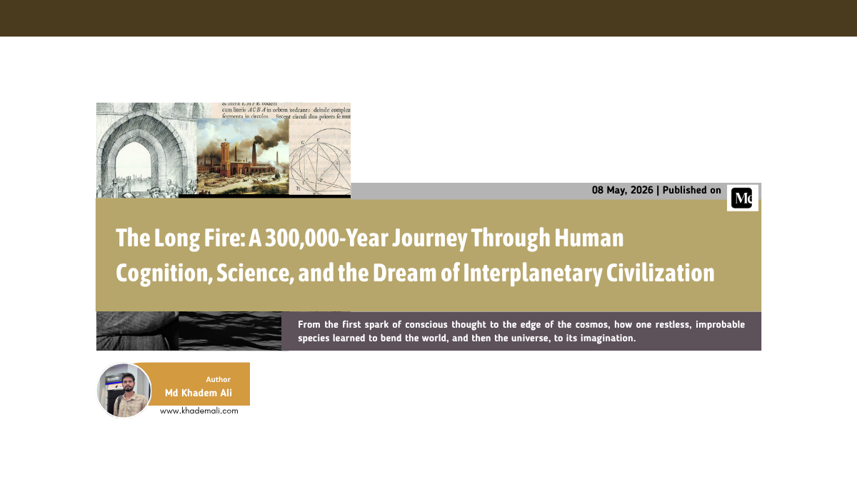 The Long Fire: A 300,000-Year Journey Through Human Cognition, Science, and the Dream of Interplanetary Civilization