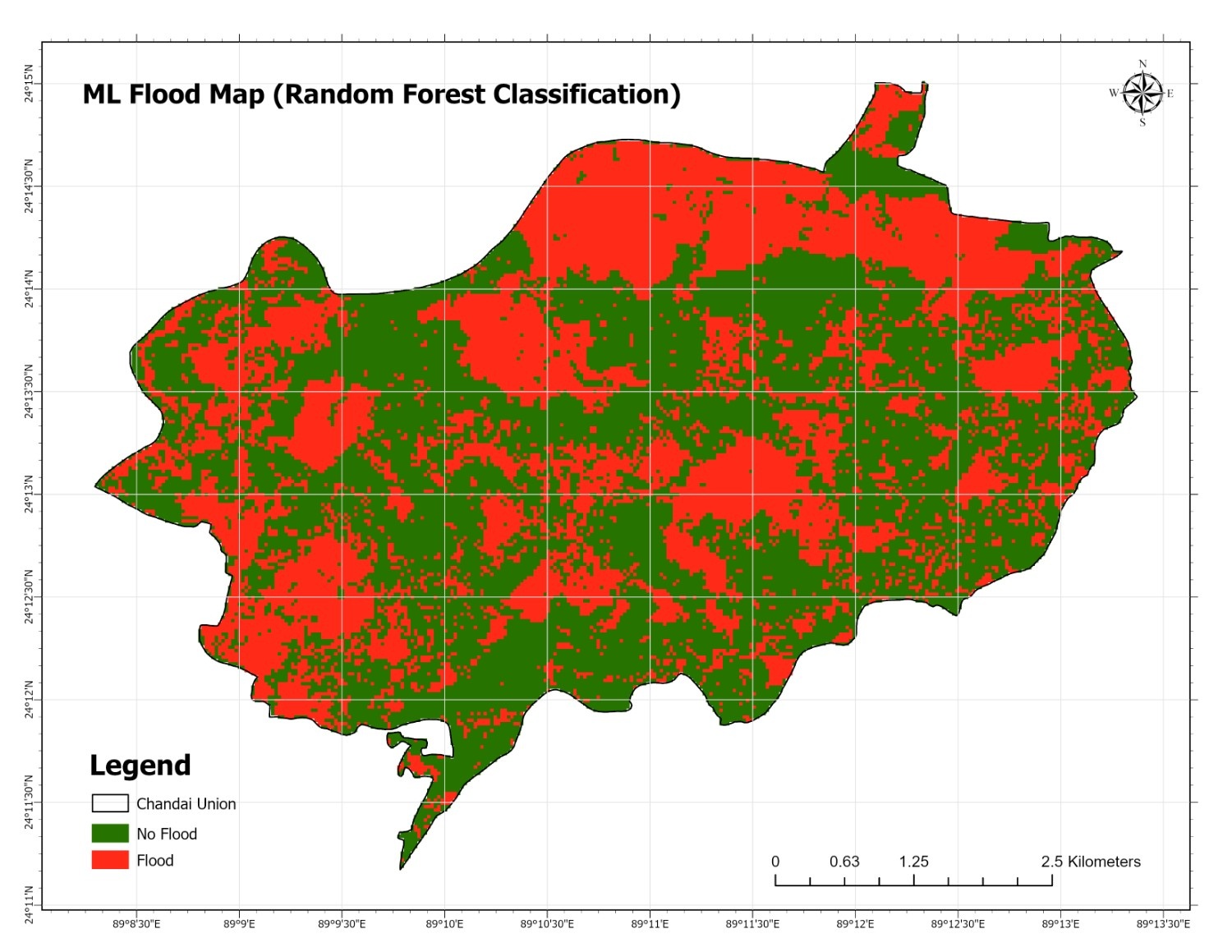 Flood Risk Map - ML Classification